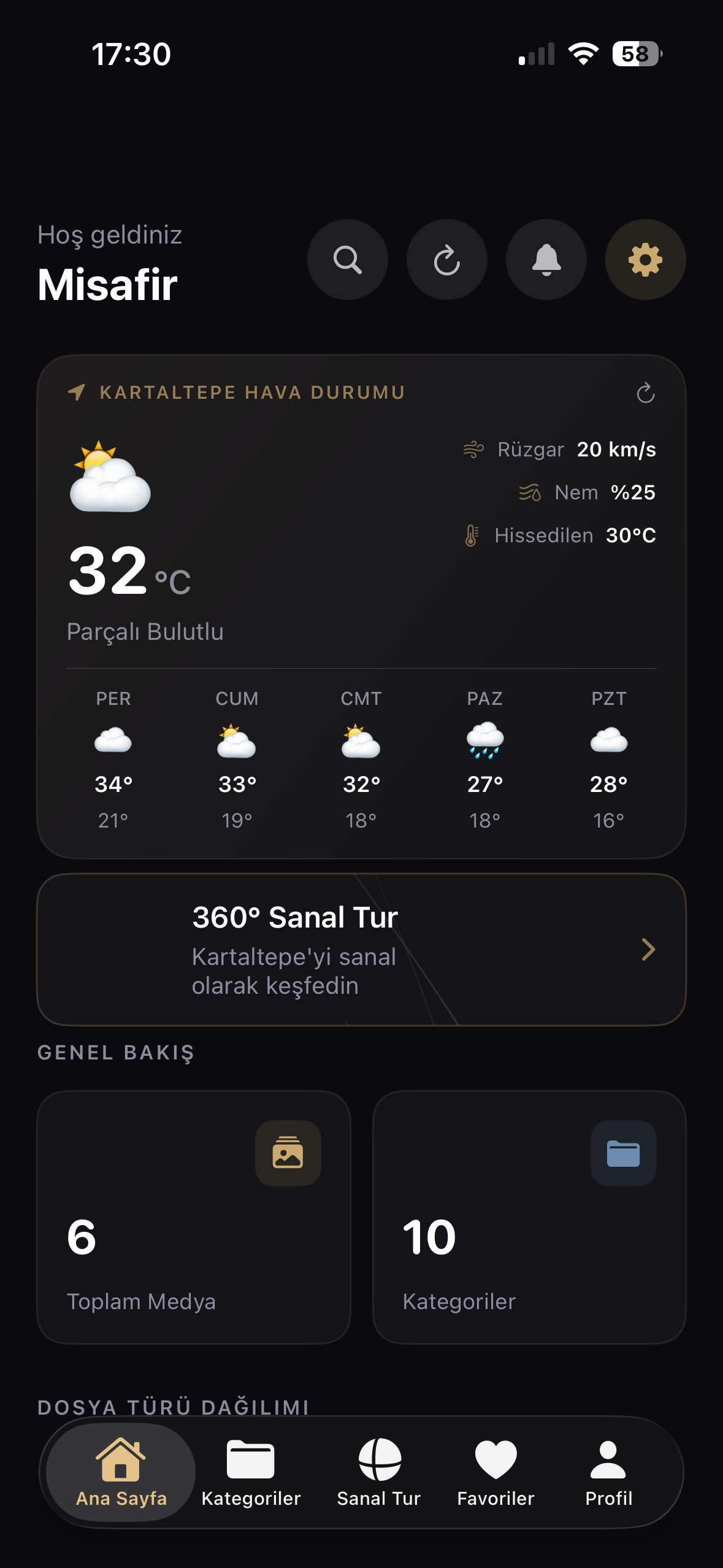 Uygulama Ekranı 1